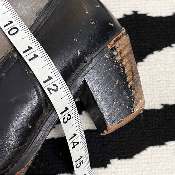 ACME Vintage Grey Leather Western Cowboy Boots Style 8856 Size 9 - Picture 10 of 14